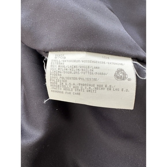 Vintage Woolrich Southwestern Blanket Coat Wool Aztec Striped USA Cabin Ranch - Picture 10 of 10